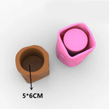 Silicone Cylinder Candle Holder Molds Flowerpot Casting Pen Mold