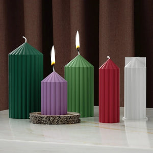 Silicone Cylinder Candle Mold DIY Soap Aromatherapy Candle
