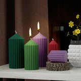 Silicone Cylinder Candle Mold DIY Soap Aromatherapy Candle