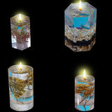 Cylinder Candle Molds Silicone Epoxy Resin Soap Flower Specimen Home Deco