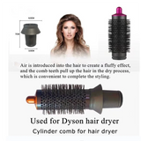 Wide Tooth Comb for Hair Dryer Curling Attachment