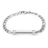 Cylinder Cremation Bracelet for Ashes Urn Jewelry Stainless Steel
