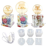 Cylinder Light Resin Mold Square Hexagonal Lamp Holder