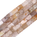 Natural Sakura Agates Rondelle Cherry Agates Beads