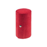 Velvet Jewelry Storage Roll Case Cylinder Shape