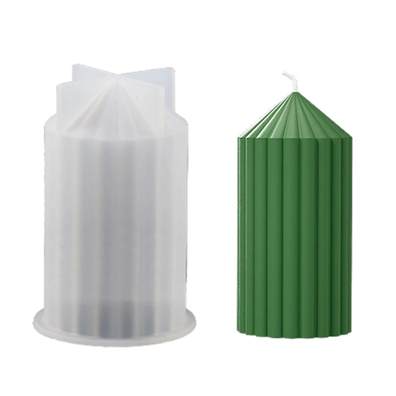 Silicone Pillar Mold for Candle Making