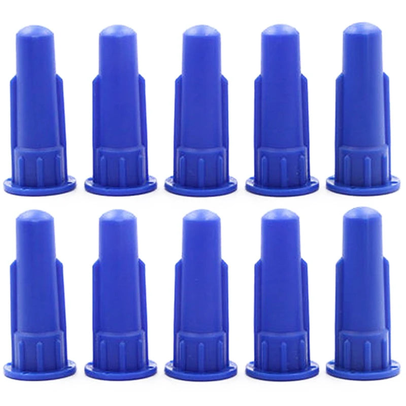10Pcs Silicone Sealant Syringe Cone Nozzle Spray Tip Spare Part