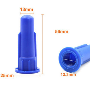 10Pcs Silicone Sealant Syringe Cone Nozzle Spray Tip Spare Part