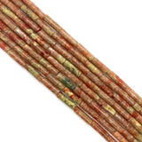 4x13mm Natural Stone Tube Beads for DIY Jewelry 15 Inches