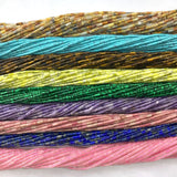 Agate Crystal Stone Beads Colorful Round Tube DIY Jewelry Making 2x4mm