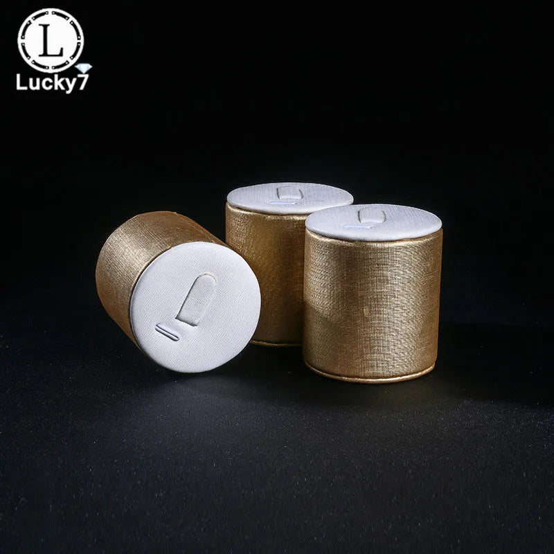 PU Leather Ring Seat Stand Jewelry Display Stand