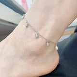 Cylindrical Pendant Anklet Foot Chain Yoga Beach Leg Bracelet
