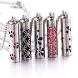 Stainless Steel Aromatherapy Necklace Perfume Pendant