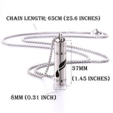 Stainless Steel Aromatherapy Necklace Perfume Pendant
