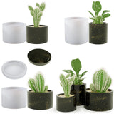 Silica Gel Mold for Epoxy Resin Flower Pot Cup Storage Box Accessories