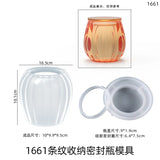 Silicone Mold for Epoxy Resin with Sealing Plug - Essential Oil Bottle Storage