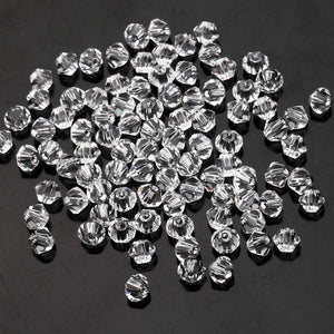 Czech Bicone 2/3/4/5/6/8/10mm Faceted Glass Crystal Bead