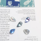 Czech Coloured Glaze 9*15mm Water Droplet Mermaid Tear Glass DIY Earrings