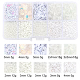 Czech Crystal Glass Seed Beads Sequin Kit Charms Alphabet Beads Box