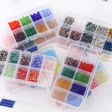 Czech Crystal Glass Spacer Beads Set for DIY Jewelry Making 6/8/10MM