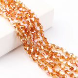 Czech Glass Beads Clear 6/8mm Faceted Crystal Loose Beads