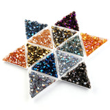 Czech Glass Beads Clear 6/8mm Faceted Crystal Loose Beads