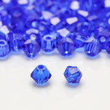 Czech Glass Bicone Beaded 2/3/4/6/8MM Faceted Crystal Loose Beads