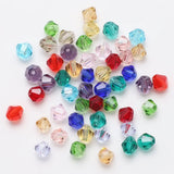 Czech Glass Bicone Beaded 2/3/4/6/8MM Faceted Crystal Loose Beads