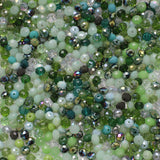 Czech Glass Rondelle Beads AB Mixed 4mm 6mm 8mm Crystal Faceted Round Beads