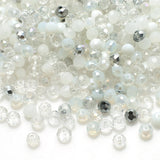 Czech Glass Rondelle Beads AB Mixed 4mm 6mm 8mm Crystal Faceted Round Beads