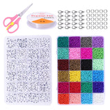 Czech Glass Seed Beads Belt Box Set Charm Seedbeads Rondelle Spacer Beads