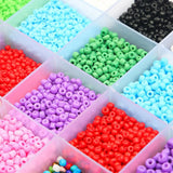 Czech Glass Seedbeads Kit Lobster Clasps Beading Cord Crystal Beads Set