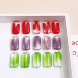 Czech Glass Gradient Rectangle Beads DIY Jewelry Materials