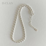 925 Silver Beaded Chain Anklets for Women