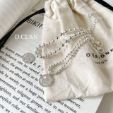925 Silver Smile Face Smiley Ball Chain Bracelet