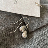 D.CLAN 925 Sterling Silver Little Bell Hook Earrings Daily Fine Jewelry