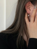 D.CLAN 925 Sterling Silver Little Bell Hook Earrings Daily Fine Jewelry