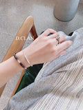 Coconut Shell Beads Silver Bracelet Unique Bohemia Stack Fine Jewelry