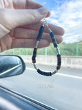 Coconut Shell Beads Silver Bracelet Unique Bohemia Stack Fine Jewelry