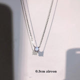 3ct Moissanite Diamond 925 Sterling Silver Pendant Necklace For Women