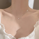 3ct Moissanite Diamond 925 Sterling Silver Pendant Necklace For Women