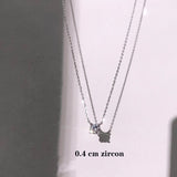 3ct Moissanite Diamond 925 Sterling Silver Pendant Necklace For Women