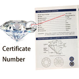 6mm Round Brilliant Cut White VVS1 Moissanite Loose Stone