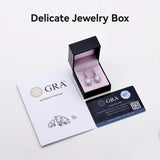 3ct Moissanite Earrings Huggie 925 Silver 1ct Hoop Drop Dangle Original Gemstone