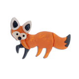 D&Rui Tricky Fox Brooches Women's Jacket Backpack Clothing Jewelry Accessories