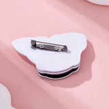 D&Rui Cartoon Dog Brooches Acrylic Animal Lapel Pins Clothing Jewelry