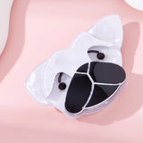 D&Rui Cartoon Dog Brooches Acrylic Animal Lapel Pins Clothing Jewelry