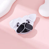 D&Rui Cartoon Dog Brooches Acrylic Animal Lapel Pins Clothing Jewelry