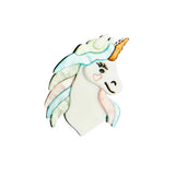 Cartoon Unicorn Brooch Colorful Acrylic Jewelry Women's Lapel Pin