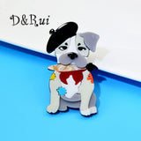 Puppy Brooch Acrylic Lapel Pin Clothing Jewelry Accessorie